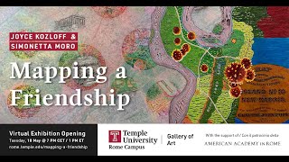 Virtual Gallery Opening Mapping a Friendship [upl. by Adehsor]