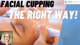 LYMPHATIC FACIAL CUPPING THE RIGHT WAY  NATURAL FACELIFT [upl. by Sabba]