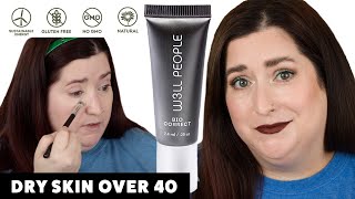 W3LL PEOPLE BIO CORRECT CONCEALER  Dry Skin Review amp Wear Test [upl. by Eitsirc]