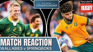 Wallabies vs Springboks Game 1 Review  Rugby Championship 2024 [upl. by Levine]