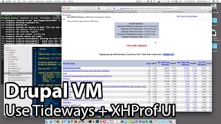 Drupal VM  Use Tideways with XHProf UI to Profile PHP code [upl. by Daisie]