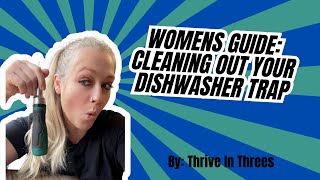 Women’s Guide How to clean the filertrap inside your dishwasher [upl. by Ayotol4]