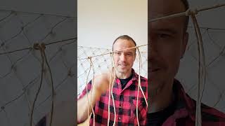 How to make a Net Fishing net Hammock [upl. by O'Reilly626]