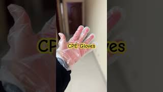 CPE gloves with good factory wholesale price [upl. by Olenka]