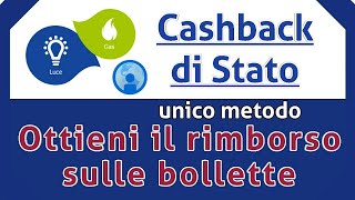 Cashback sulle bollette di luce e gas  come ottenere il rimborso [upl. by Surtimed]