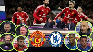 Manchester United vs Chelsea 11 Post Match Analysis  Bruno Fernandes Caicedo Nistelrooy Maresca [upl. by Adnorhs]