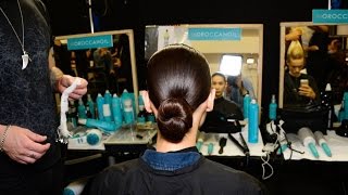 MFW Spring 2015 Backstage with Moroccanoil at Missoni [upl. by Lleira]