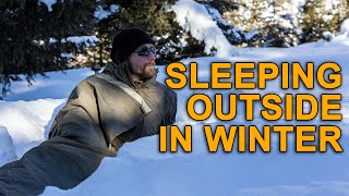 How to Bivy in Winter  Tips for winter nights in the outdoors [upl. by Sirrad]