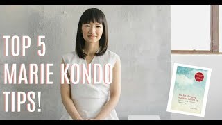 TOP 5 MARIE KONDO TIPS  HOW TO FOLD THE KONMARI METHOD [upl. by Feigin]