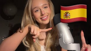 ASMR en español 🇪🇸 my favorite trigger words in spanish pt 2 [upl. by Lakim]