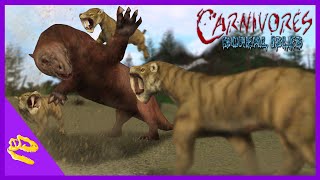 Giant Sloths and Saber Cats  Carnivores Boreal Isles Mod Showcase Demo [upl. by Isidora123]