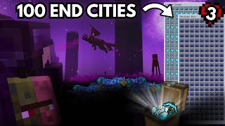 Looting 100 END CITIES  Lets Play Minecraft 121  Episode 3 [upl. by Eedoj]