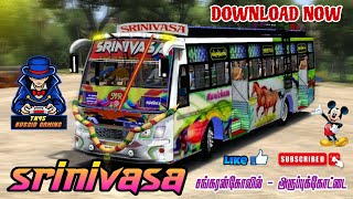 🤩🎀 SRINIVASA TN PRIVATE BUS MOD amp LIVERY RELEASE 🎀🥳bussimulatorindonesia [upl. by Akehs]