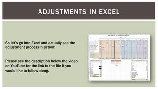 Accounting 101 Accrual Adjustment Process in Excel [upl. by Theressa]