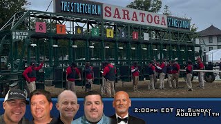 Live Horse Racing and Handicapping Stretch Run Stakes Sunday Saratoga  Million Day at Colonial [upl. by Oregolac]