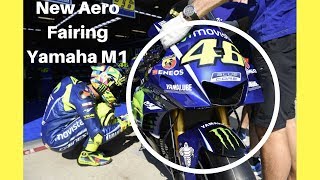 New Aero Fairing Yamaha M1 MotoGP Test Brno 2017 [upl. by Nailliw636]