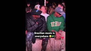 🇧🇷 Kanye West e o Pharrell Williams casualmente curtindo uma MÚSICA BRASILEIRA 😂 [upl. by Miranda]