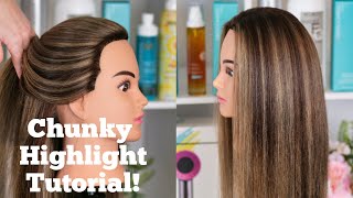 TUTORIAL  CHUNKY HIGHLIGHTS  MODERN CHUNKY FOILS  HOW TO [upl. by Uolymme]