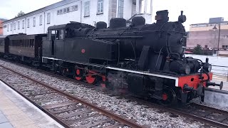 Douro Historic Train at Regua Station  Comboio Histórico do Douro em Estação de Regua [upl. by Aehs]