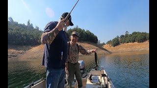 New Melones Bass Fishing  October 2023 [upl. by Ydrah]