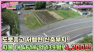 2차선 도로를 접하고 있는 대지 가격이 정말 저렴하네예 저렴한 신축부지 진주부동산 Sales of rural ground in Jinju Gyeongsangnamdo [upl. by Laemsi730]