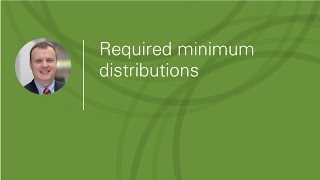 Spending in retirement required minimum distributions [upl. by Ayanad865]