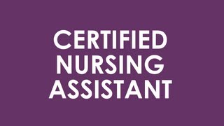 Certified Nursing Assistant Training at AMTI [upl. by Etnomed]