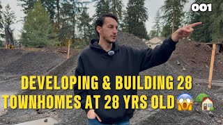 Developing and Building 28 Townhomes at 28 Years Old  Part 1  Site Development fircrest [upl. by Ochs119]