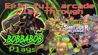 Teenage mutant ninja Turtles shredders revenge arcade playthrough part 1 tmnt [upl. by Yrro]