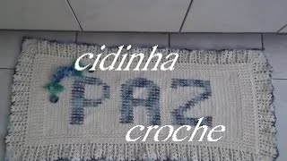 Cidinha Croche  Tapete Em Croche Em Ponto Alto Relevo Passo A Passo Parte 4 [upl. by Ubald]