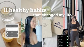 11 lifechanging healthy girl habits🌱 how to build discipline and be productive [upl. by Sears]