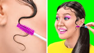 CUTE amp SIMPLE HAIRSTYLES TUTORIALS  2Min Cool Ideas For Hair Beauty Techniques by 123GO SCHOOL [upl. by Asilad376]