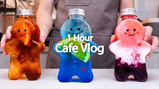 🌞✨카페 브이로그1시간 모아보기✨🌞1 hoursCafe VlogASMRTasty Coffee119 [upl. by Coates]