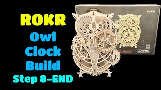 ROKR Owl Clock Step 8END [upl. by Ellora]