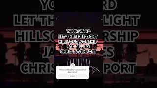 Your Word Let There Be Light Hillsong Worship Jad Gillies Chris Davenport [upl. by Heshum]