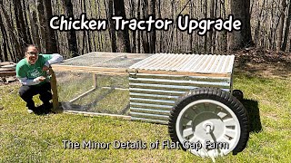 How to Add Wheels to a Chicken Tractor [upl. by Edrick440]