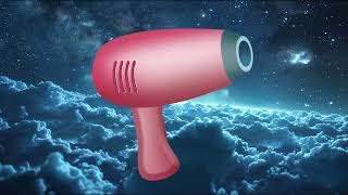 Baby Hair Dryer Sleep Sounds  White Noise hairdryer [upl. by Drarreg]