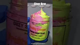 🤩🤩NEON FOAMING SCRUB🤩🤩 FRUITY LOOPS 2IN1 PRODUCT😋 bodycare selfcare soap bodyscrub neoncolors [upl. by Erine]