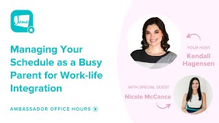 Managing your schedule as a busy parent for worklife integration [upl. by Llevron]