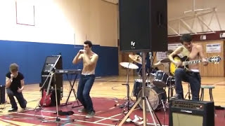 Attack Attack Stick Stickly Cover un official music video live at talent show [upl. by Decima]