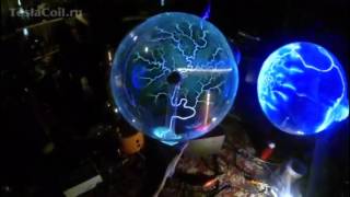 Big plasma balls slow motion 240 fps [upl. by Eiznekcm]