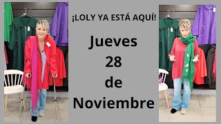 ¡Loly ya está aquí  Tallas Grandes 28 de Noviembre [upl. by Ecined]