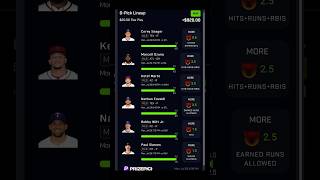 PrizePicks MLB Winning Picks  prizepicks mlbpicks prizepicksmlb mlbfantasy [upl. by Struve588]