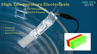 High Temperature Electrolysis CFD Simulation ANSYS Fluent [upl. by Neva357]