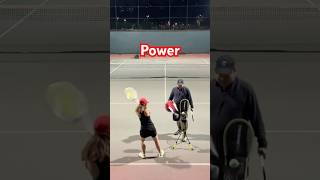 Tennis drills power Forehand tennis drills forehand power funny [upl. by Dust]