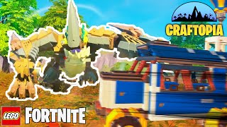 quotWhen Brute amp Battle Bus Meetquot Lego Craftopia Fortnite [upl. by Eruza]