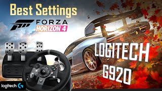 How to config the wheel Logitech G920G92 for Forza Horizon 4 [upl. by Clementius378]