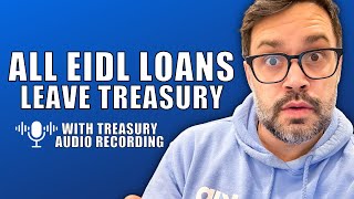 All SBA EIDL Loans Leaving Treasury [upl. by Dari]