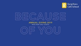 Rangi Ruru Annual Giving 2019 [upl. by Trinidad]