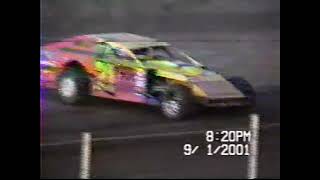 2001 WISSOTA Mini 100 at Dakota State Fair Speedway All Races [upl. by Sinylg]